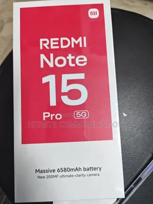 New Xiaomi Redmi Note 15 256 GB Black
