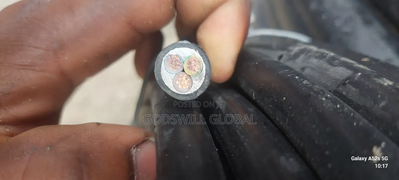 6mmx3core Amoured Cable