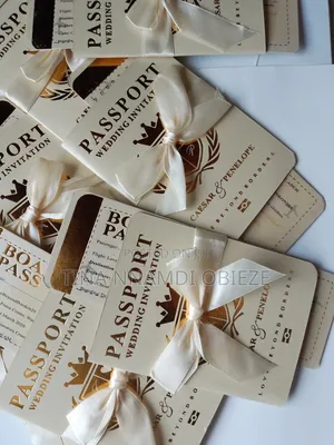 Passport Invitation Card