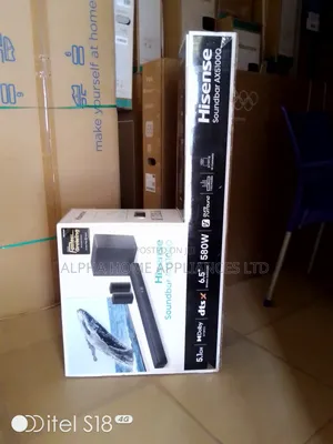 Hisense Sound Bar 580w Black Colour