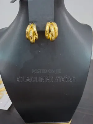 Half Round Plated Earring