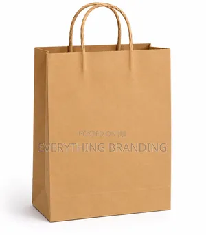 A4 Brown Craft Paper Bag for Gift Shopping Packaging