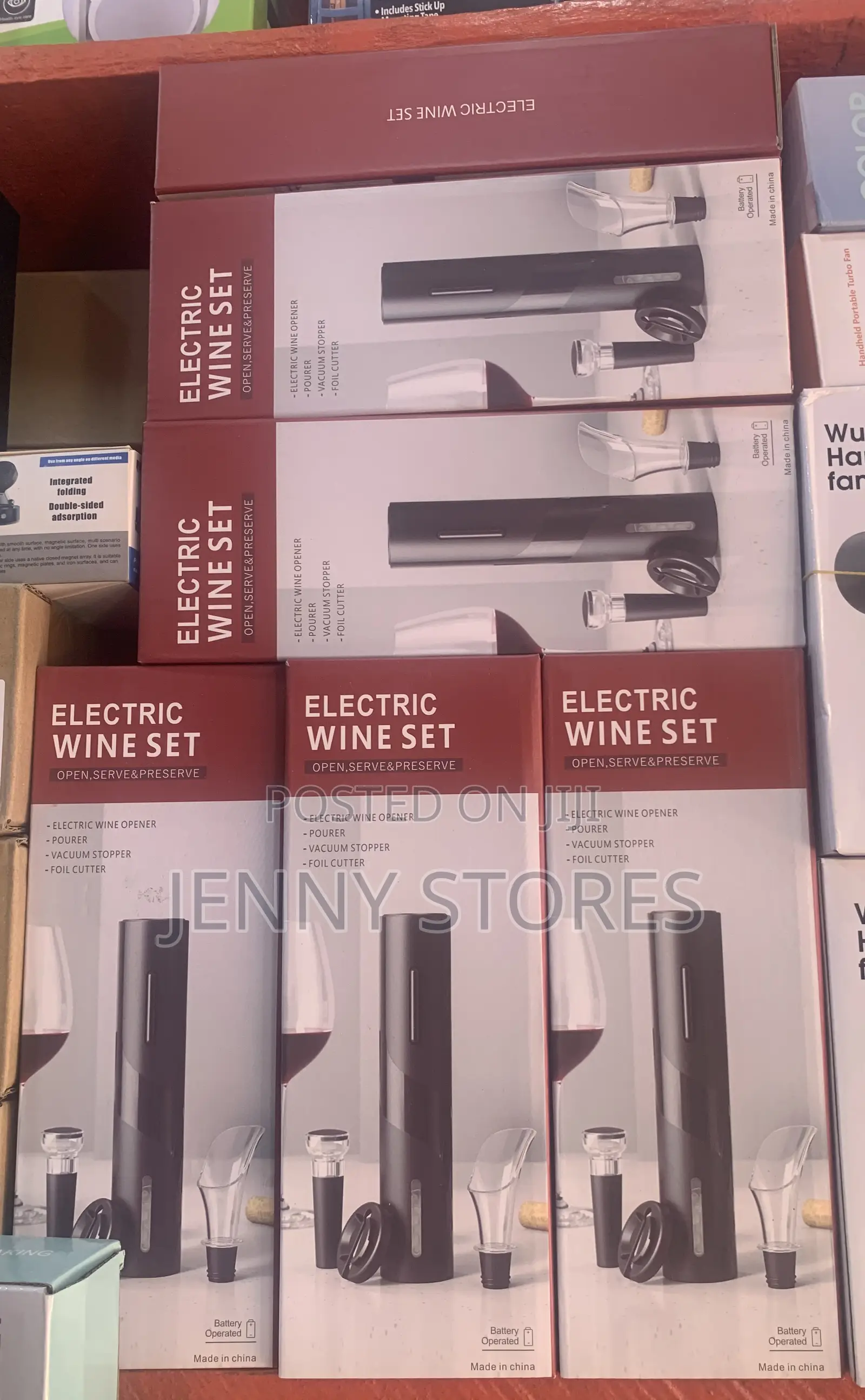 Electric Wine Opener Set