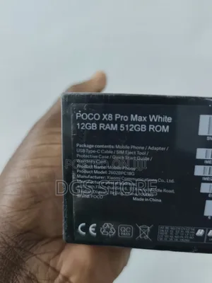 New Xiaomi Poco X8 Pro Max 512 GB White