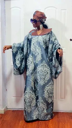 Casual Gown and Scarf - Style 632