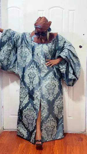 Casual Gown and Scarf - Style 632