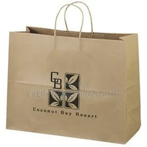 A4 Kraft Paper Bag for Gift, Landscape, 110gsm