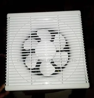 White 8" Hoage Wall-mounted Exhaust Fan