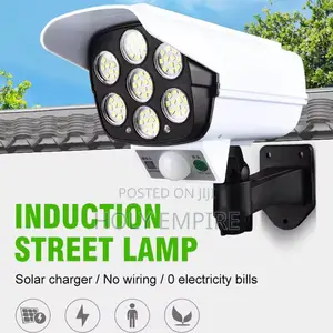Outdoor Motion Sensor Solar Lights Simulation Security Dummy Camera