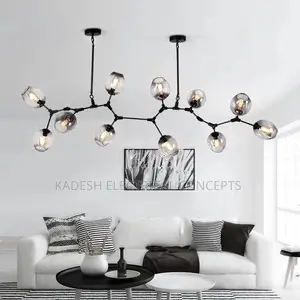 Nordic Molecular Chandelier Modern Branched Glass Ball Led Chandeliers