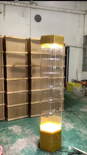 Gold Revolving Display Stand