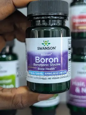 Swanson Boron 6mg 60 Caps | Weak Bones Low T? | Lagos
