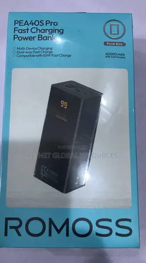 Pea 40 Pro 40000mah 65w Romoss Power Bank