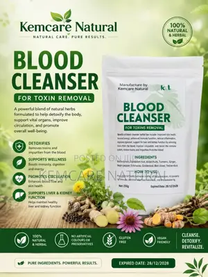 Kemcare Natural Blood Cleanser Toxins Removal Burdock Herbal Tea