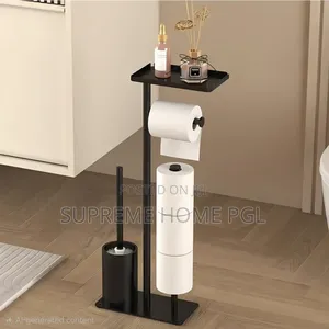 High Quality Tissue Paper Holder + Toilet Brush