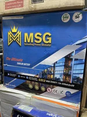 220ah 12v MSG Tubular Battery