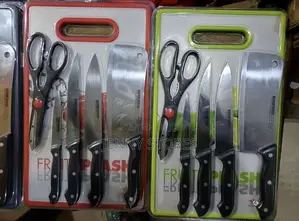 6in1 Cutting Board With Knife Set and Scissors