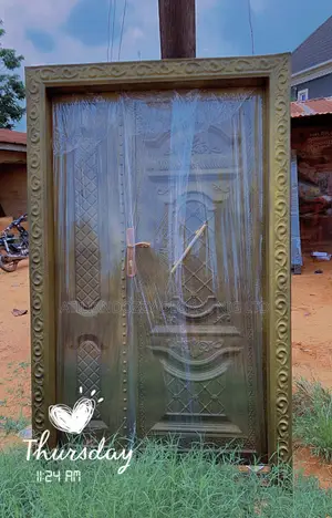 Wrought Iron Double Doors