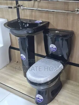 Water Closet Black Color Mini Set