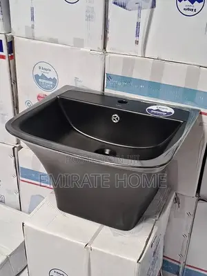 Hanging Black Wash Hand Basin