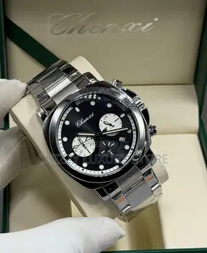 Chenxi Quality Luxury Men Chain Strap Wristwatch