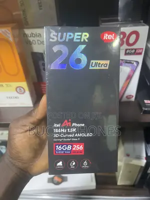 New Itel S26 Ultra 256 GB Black