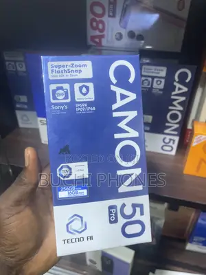 New Tecno Camon 50 Pro 256 GB Black