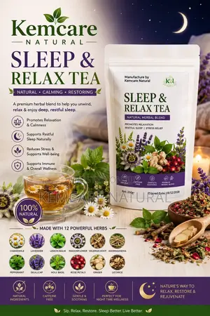 Support Deep Sleep Night Calmness Sweet Sleep Tea Kemcare Natural