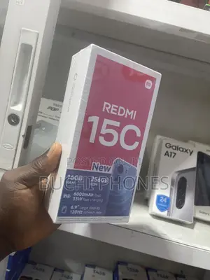 New Xiaomi Redmi 15C 4G 256 GB Black