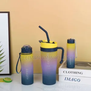 3 In1 Plastic Set of Cup With Different Colours