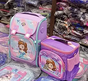2in1 School Bag and Launch Bags. (Free Water Bottle)