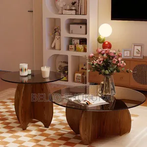 Nordic Glass Twin Center Table