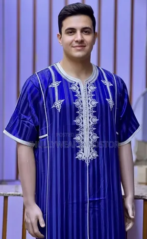 High Quality Unisex Short Sleeve Morocco Jalab or Jalabia