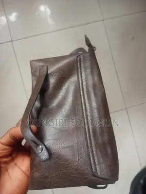 Men Classic Luis Vuitton Genuine Leather Business Envelope Handbag