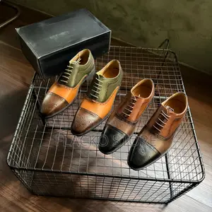 Original Tri-Toned Oxford Leather Brogue Shoes