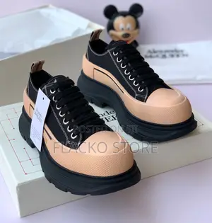 Original Alexander McQueen Double Layered Sole Luxury Sneakers