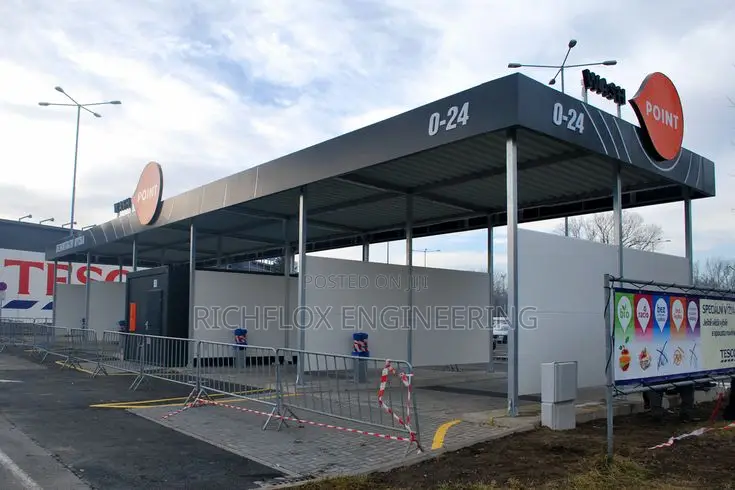 Steel Canopy Construction