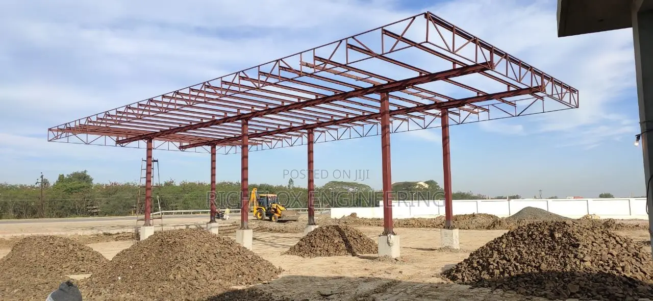 Steel Canopy Construction