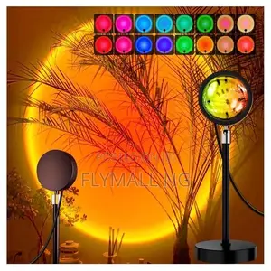 Sunset Lamp Projection Aesthetic Room Décor Light 16 Colors Changing
