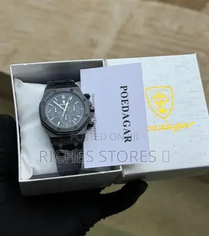 Poedagar High Quality Satin Finish Chain Watch