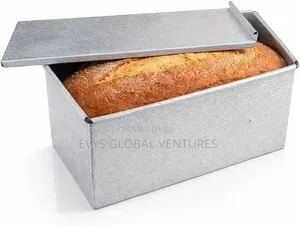 Non-Stick Bread Mould Box With Sliding Lid | 500g Loaf Pan (Large)