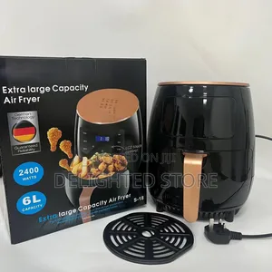 6l Silver Crest Large Capacity Oil Free Touch Scree Electric Air Fryer