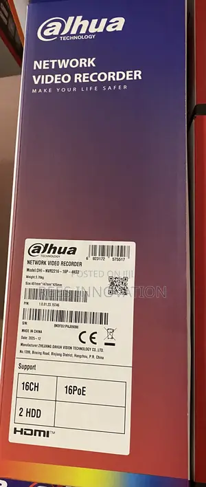 Dahua 16ch NVR With Poe