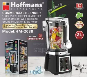Hoffman Soundproof 2l Industrial Blender
