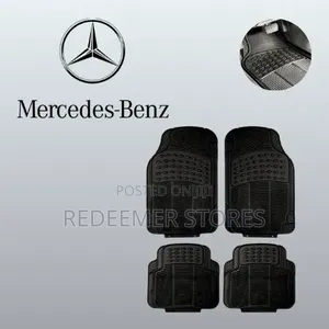 Universal Mercedes Car Floor Mats 4pcs Rubber Fit