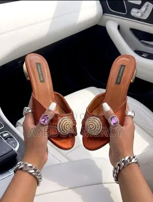 Classy Mid Heel Slippers