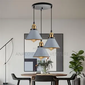 3 in 1 Pendant Light Ash and Gold