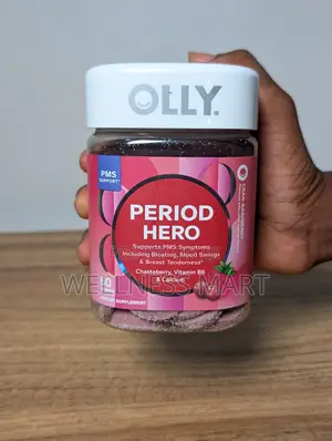Olly Period Hero Gummies | PMS Relief | Chasteberry + B6 | Usa | Lagos