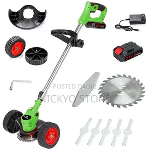 48volts Rechargeable Electric Grass Trimmer Set Lawn Mower Kit