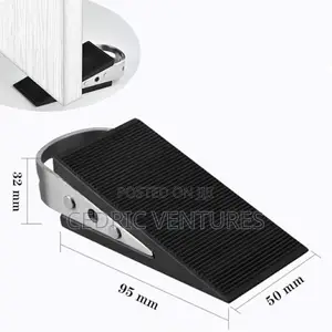 Rubber Door Stopper With Stainless Steel Handle